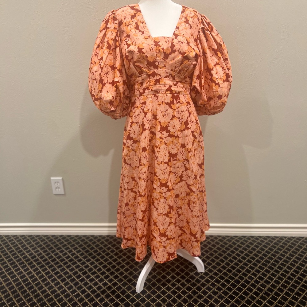 Packer Floral Puff Sleeve Dress